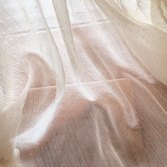 Uniqlo Button-Down Front Pintuck Midi Dress M Tie-Waist - Picture 14 of 15